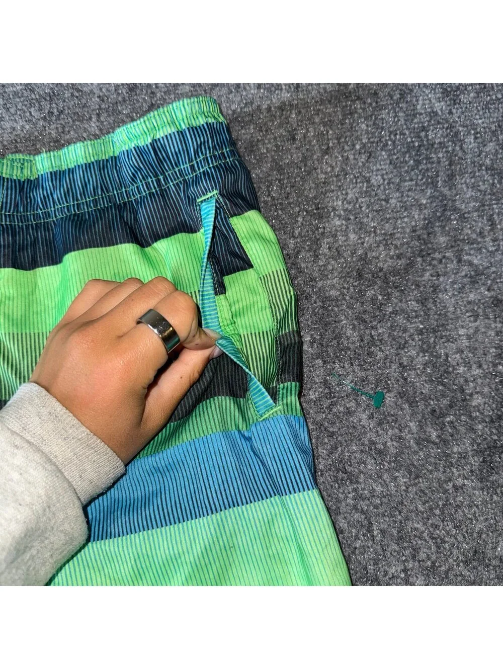Nike Multicolor Lined Swim Trunks Mens XL Vtg y2k 90s Rare